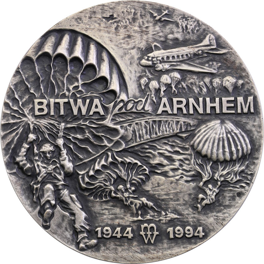 Polska. Medal 1994 MW Stanisław Sosabowski, SREBRO - Mennica Warszawa